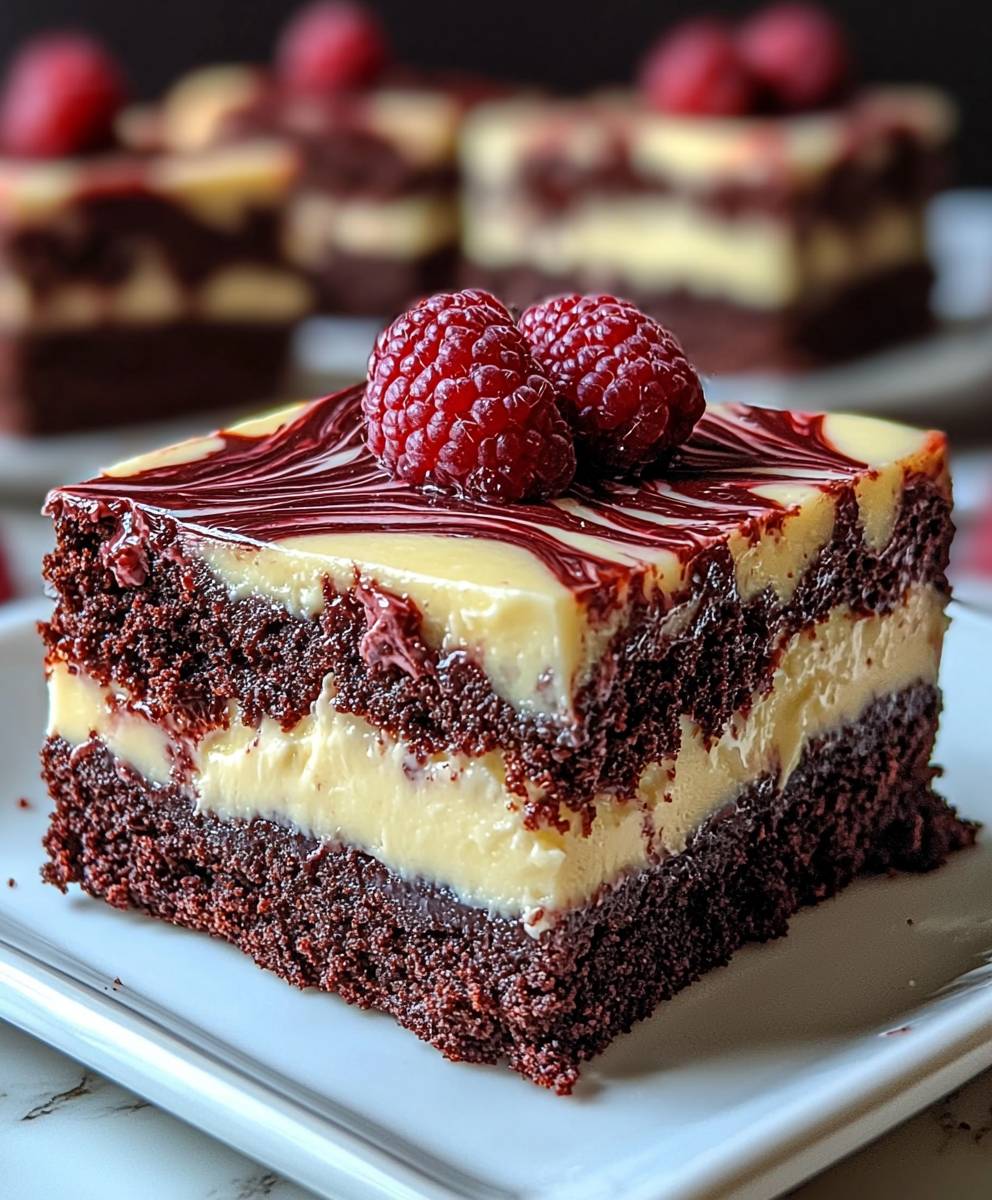 Red Velvet Cheesecake Brownies
