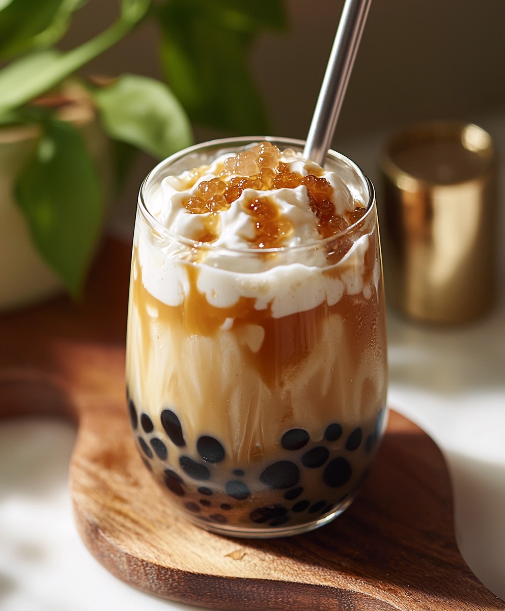 Brown Sugar Milk Boba