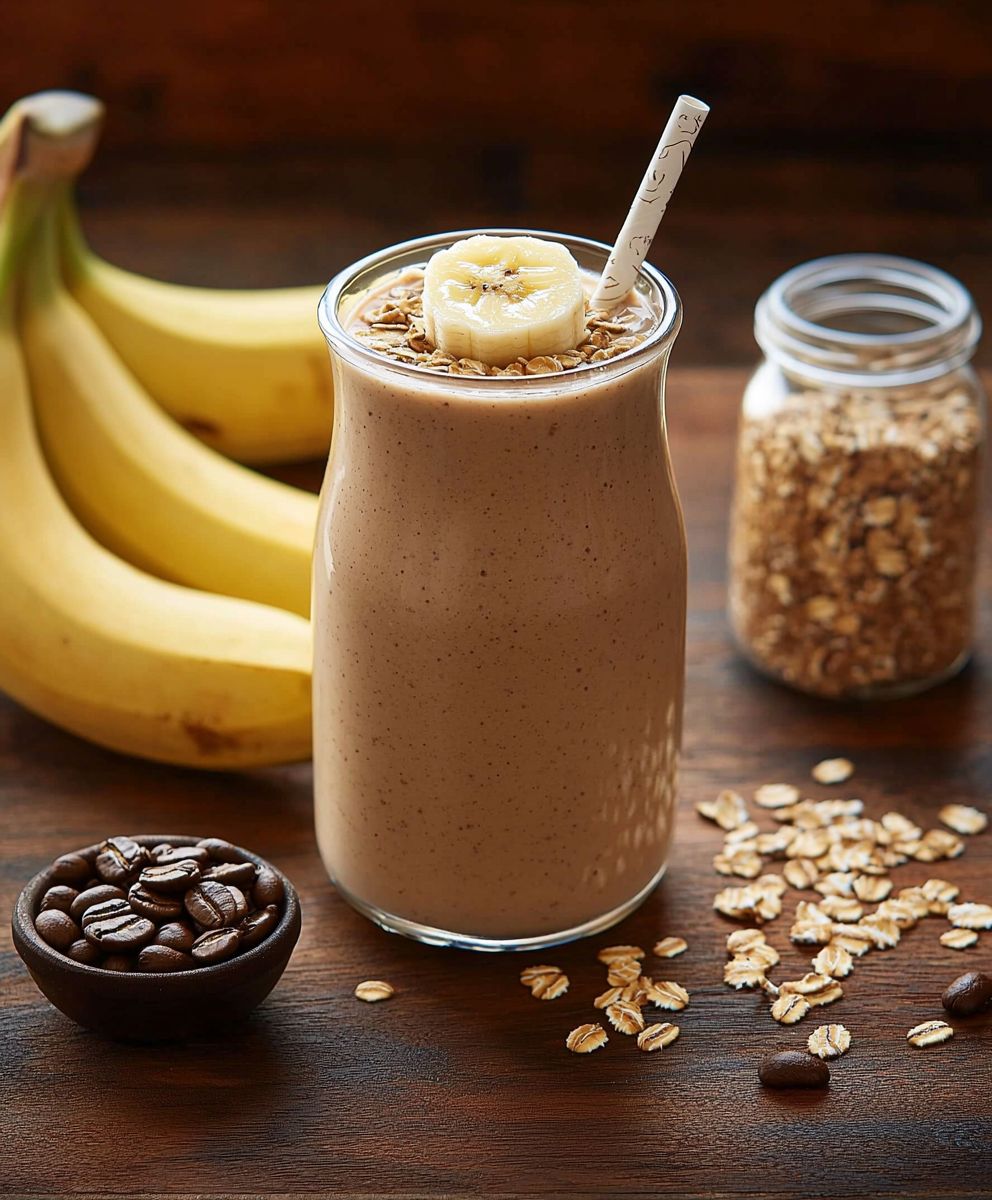 Coffee Banana Oatmeal Smoothie