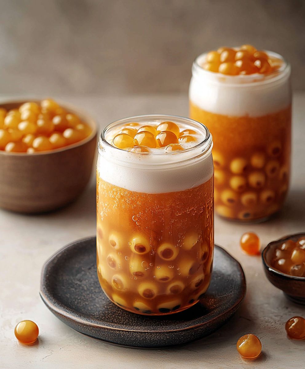 Sweet Potato Bubble Tea