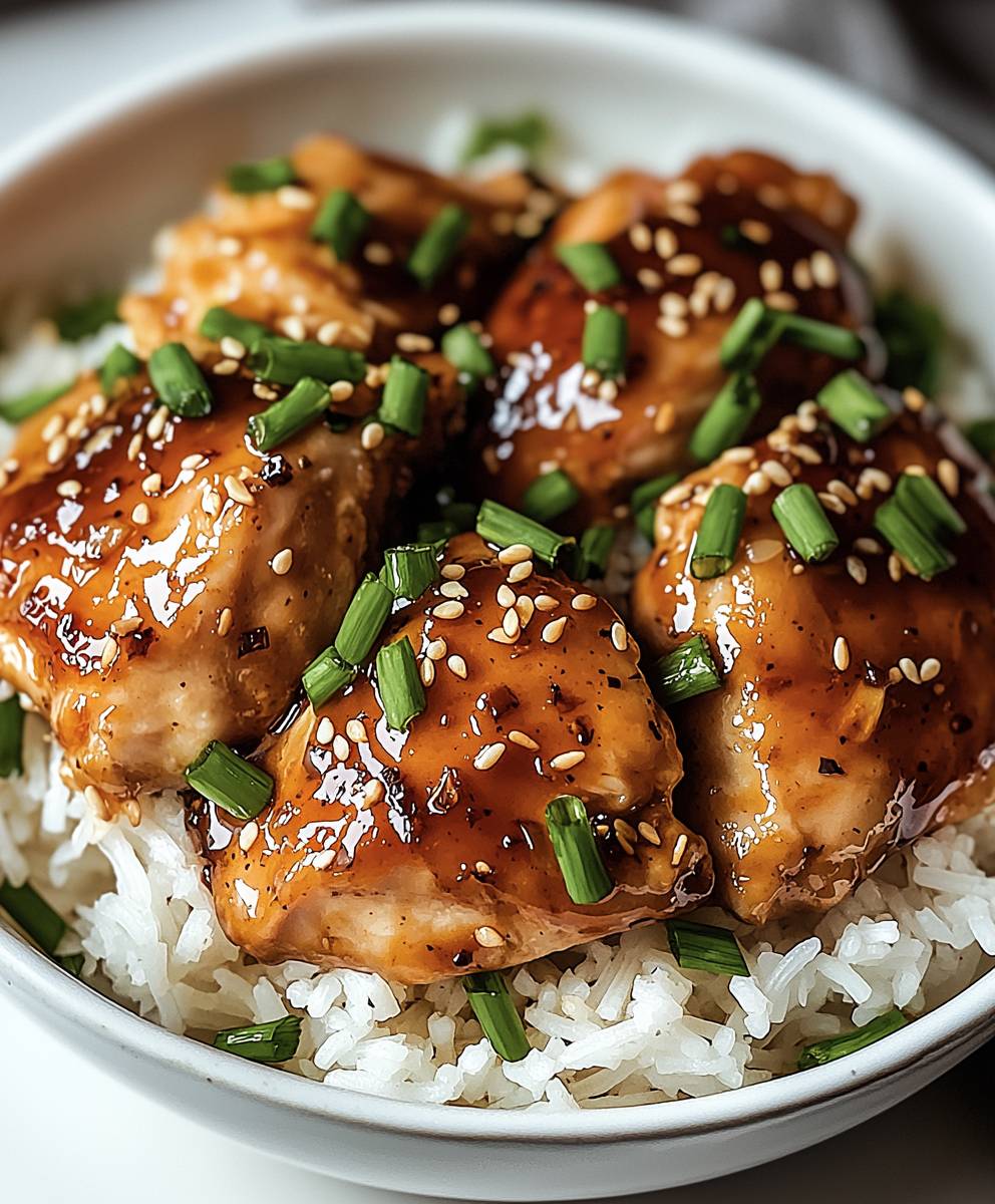 Honey Garlic Chicken Thighs