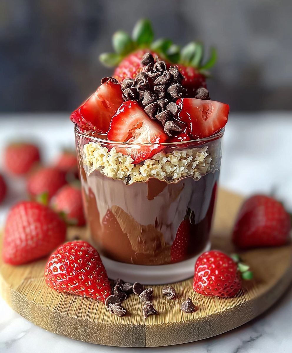 Dubai chocolate strawberry cup
