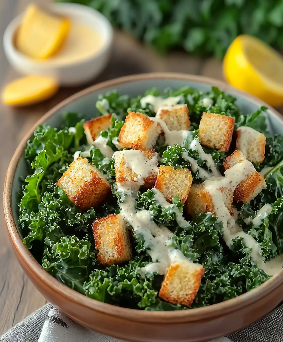 Kale Caesar Salad