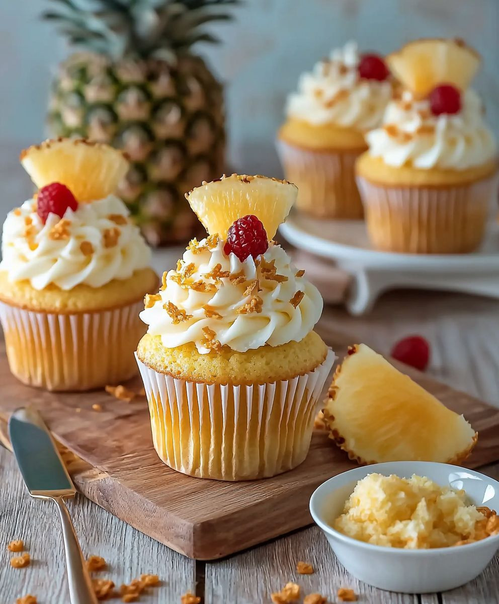 Pina Colada Cupcakes
