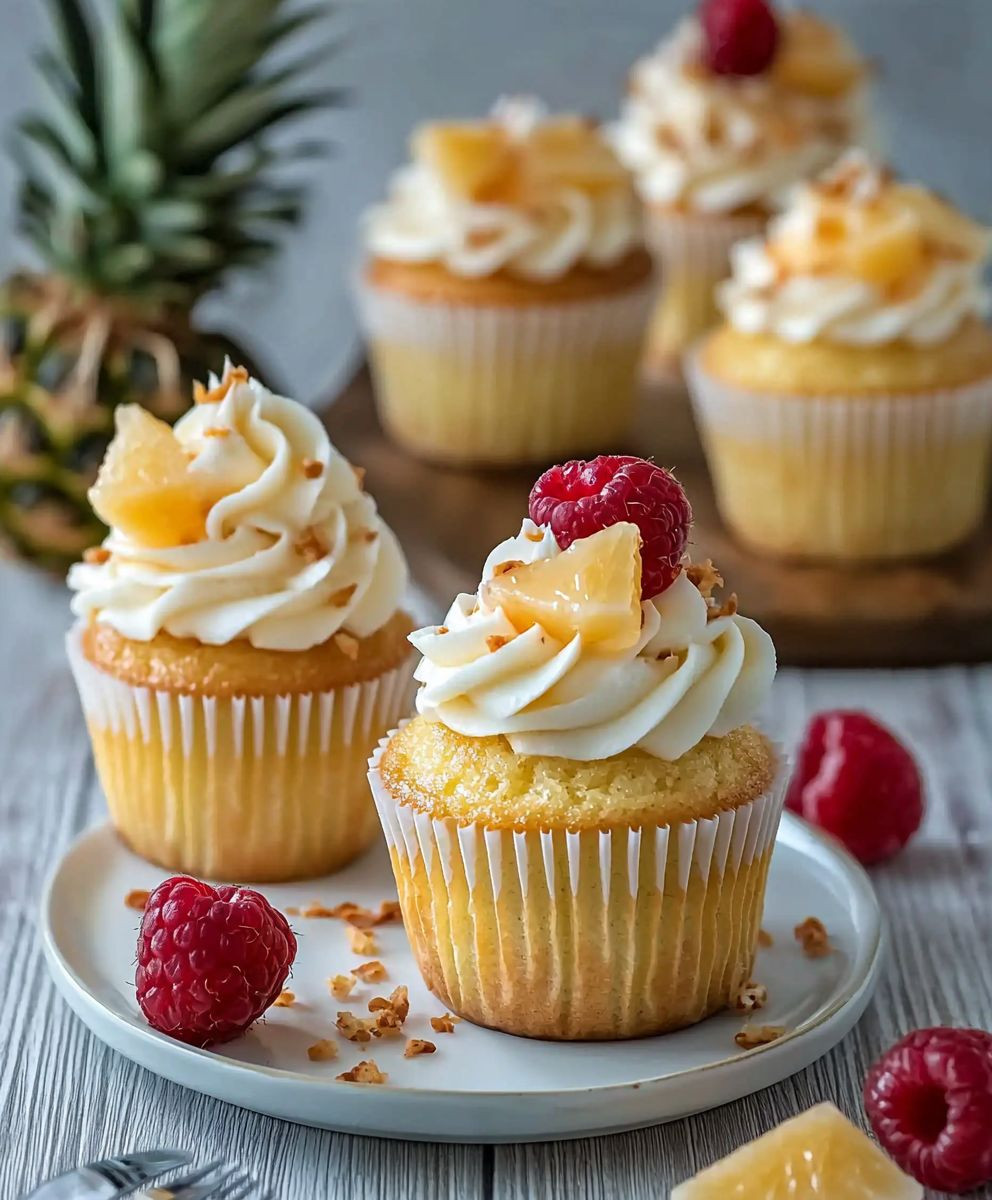 Pina Colada Cupcakes