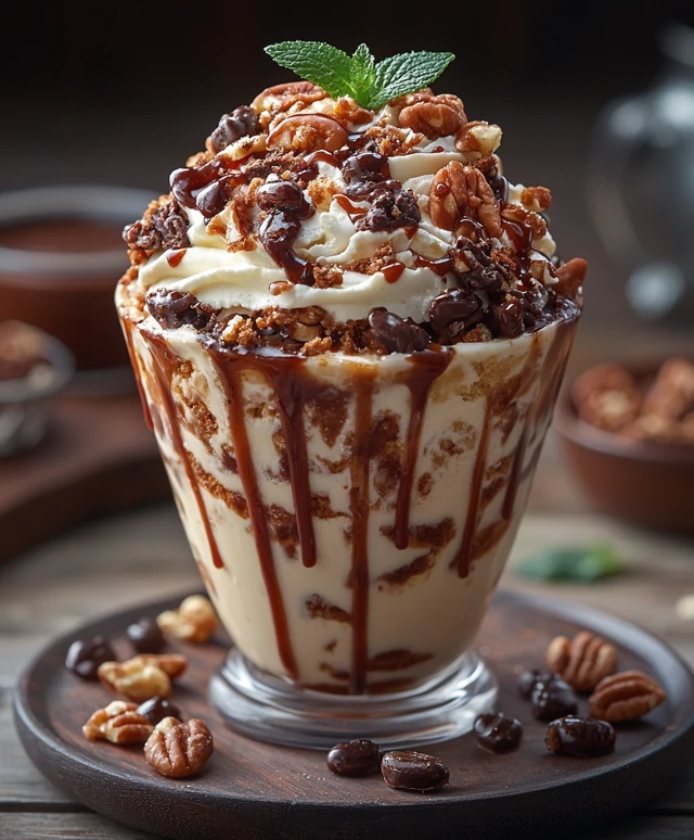 Turtle Sundae Dessert