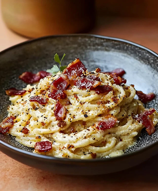 Bacon Cacio e Pepe