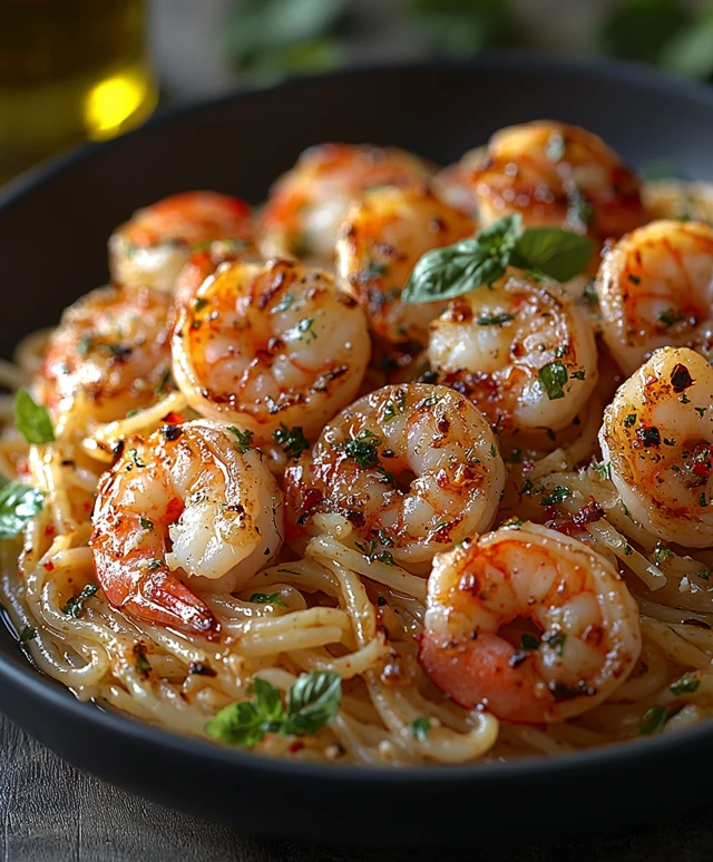 Shrimp Scampi Dish