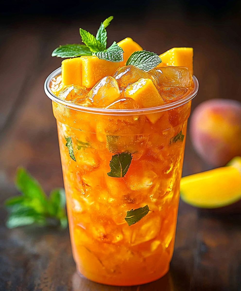 Mango iced tea
