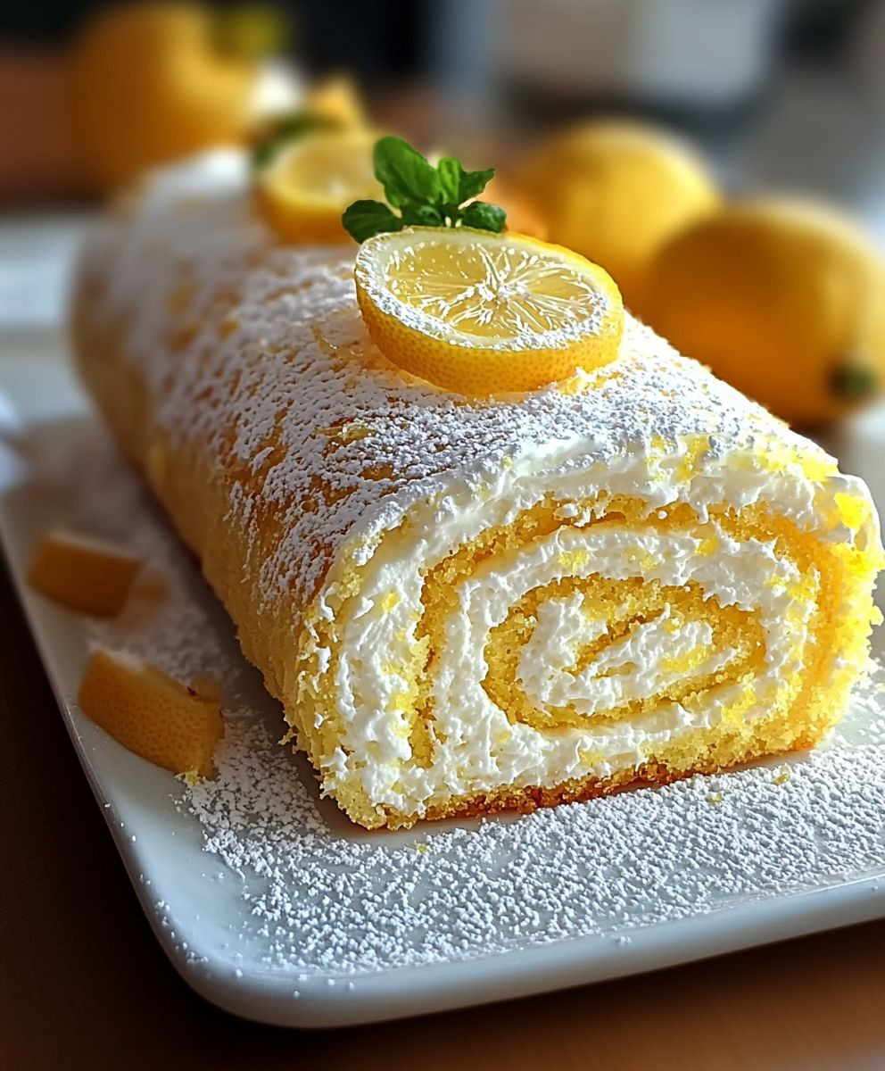 Lemon Roll Cake
