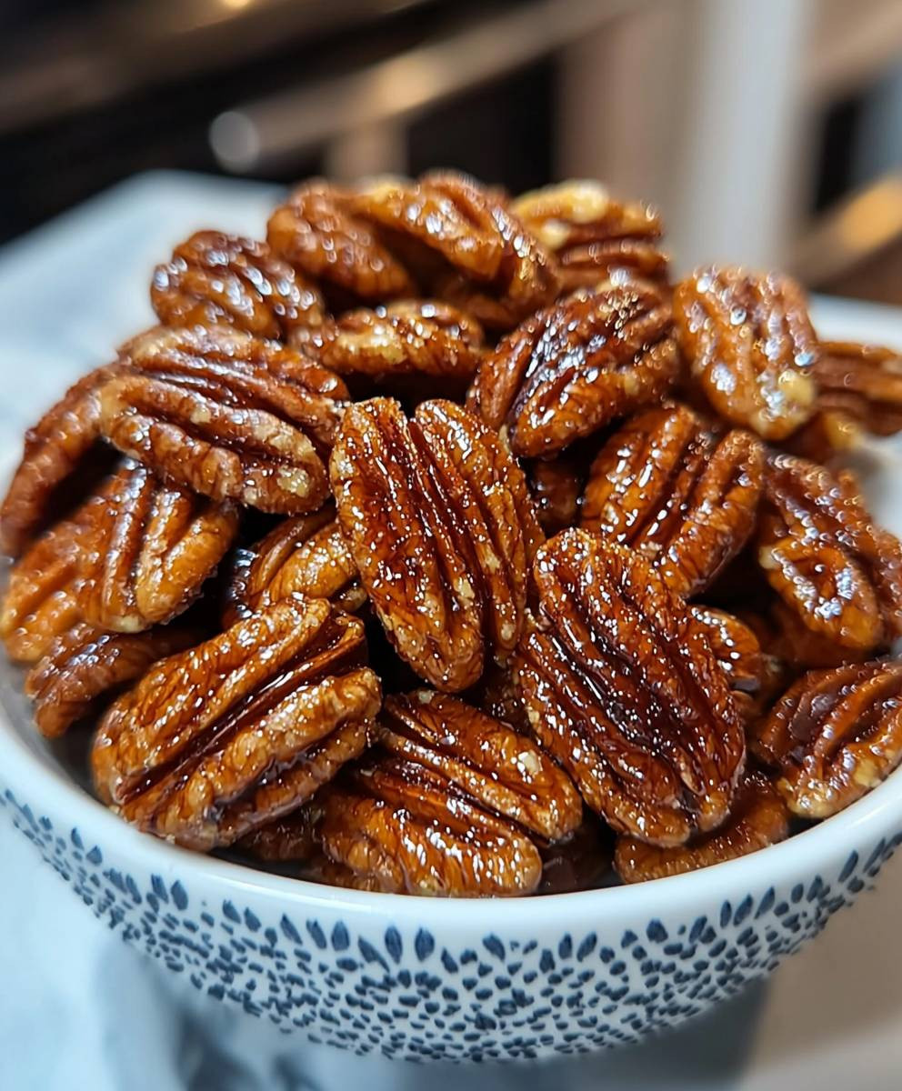 Air Fryer Candied Pecans