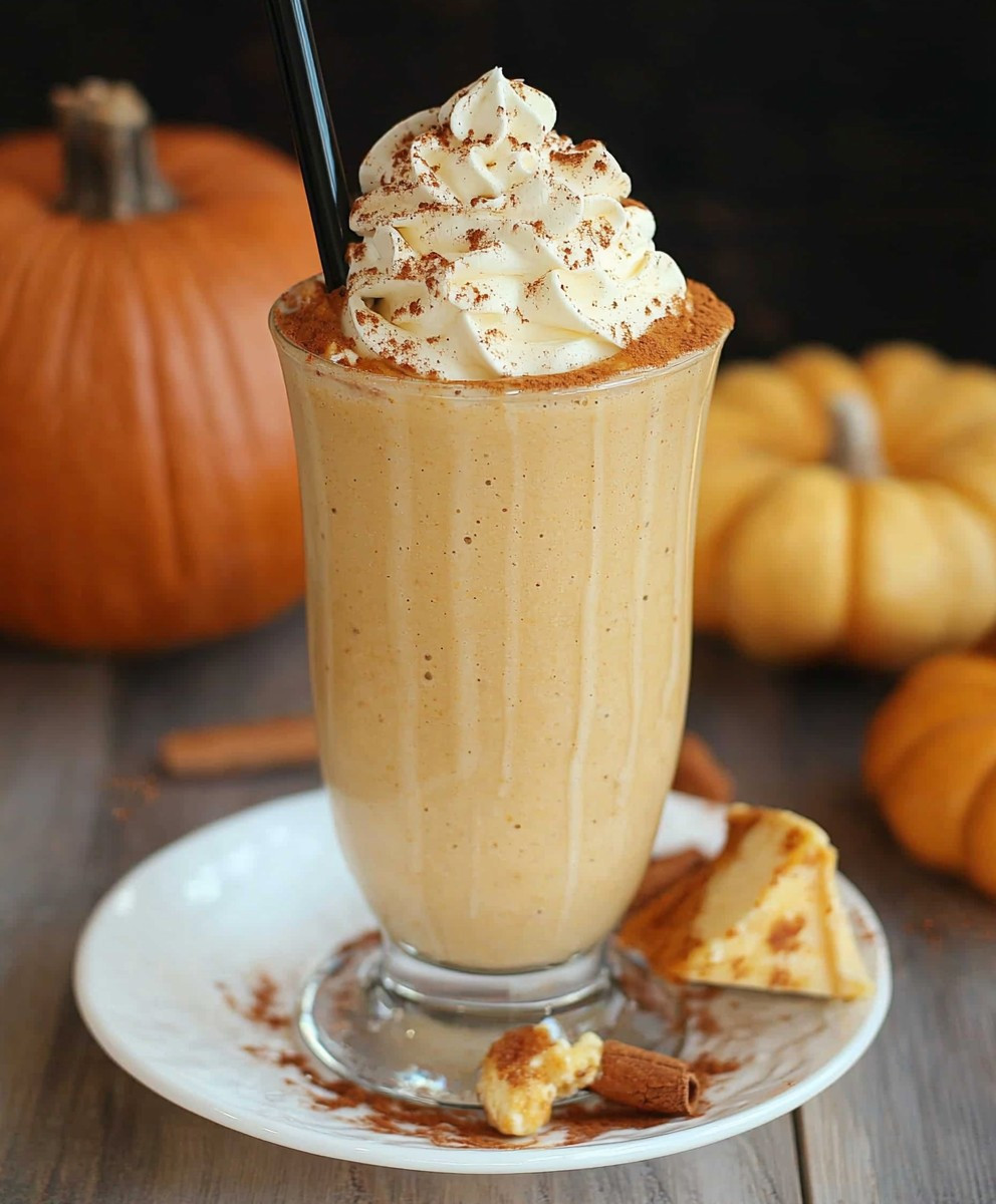 Boozy Pumpkin Pie Milkshake