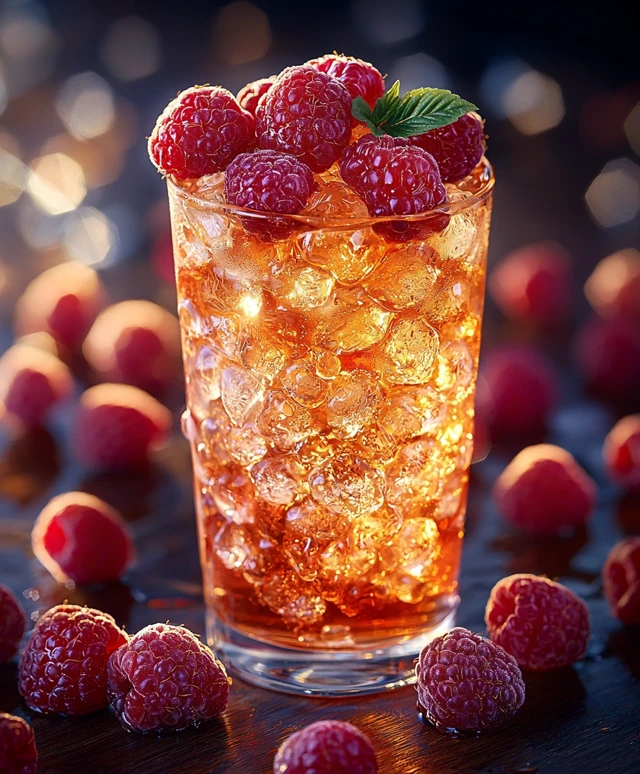 Raspberry Iced Tea Drink