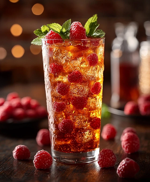 Raspberry Iced Tea Drink
