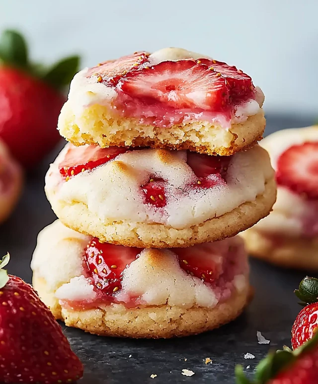 Strawberry Shortcake Cookies