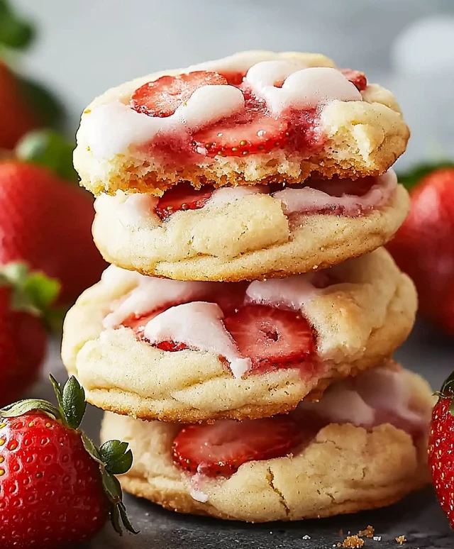 Strawberry Shortcake Cookies