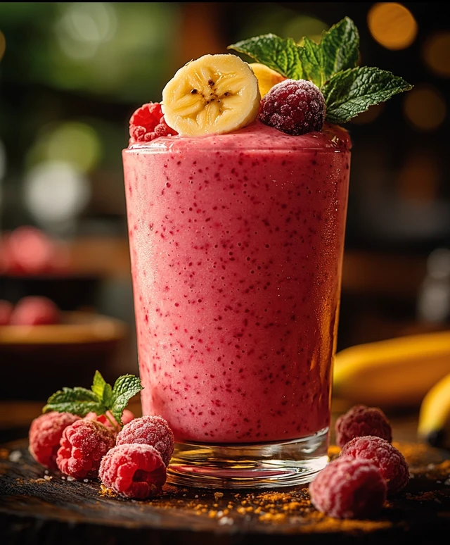 Berry Banana Cauliflower Smoothie