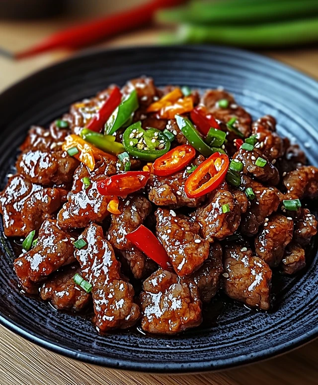 Crispy Chilli Beef