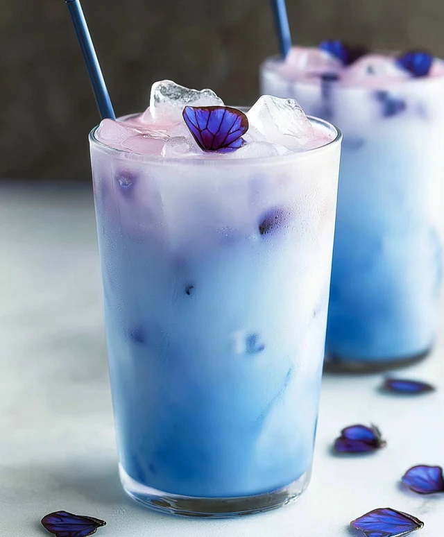 Butterfly Pea Flower Tea Latte