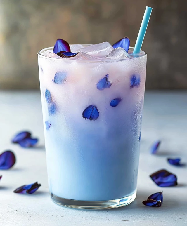 Butterfly Pea Flower Tea Latte