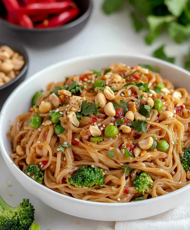 Vegan Peanut Noodles