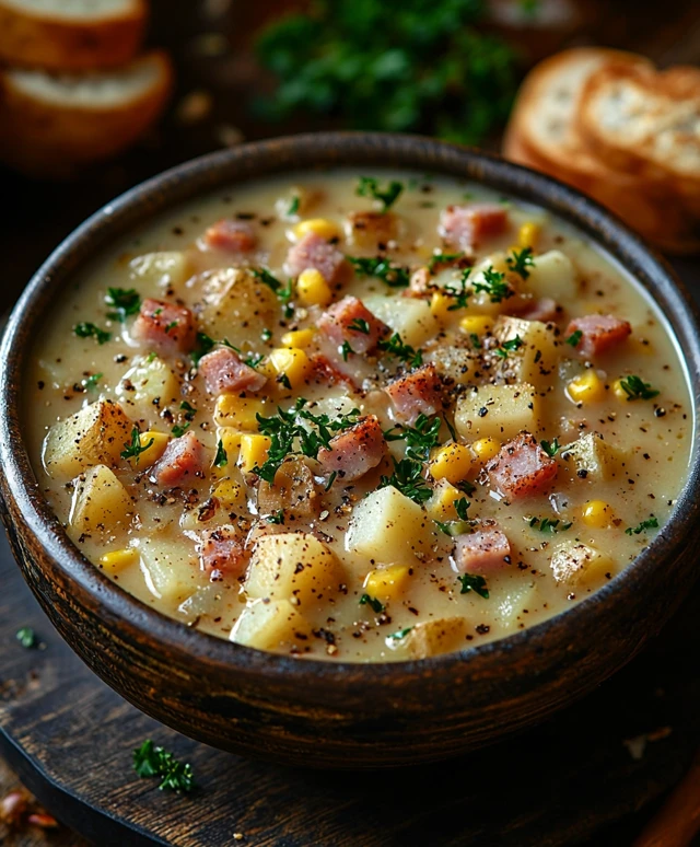 Creamy Ham Potato Chowder