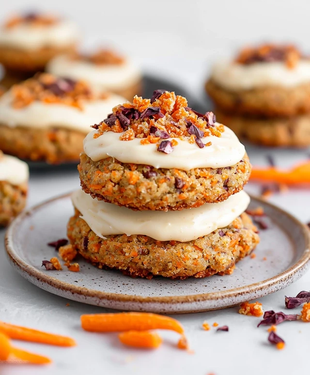 Vegan Carrot Cake Cookies