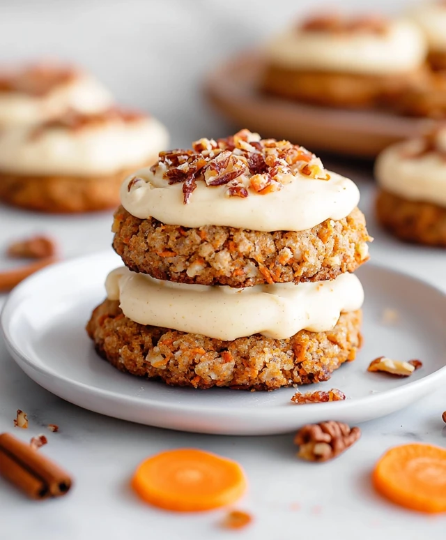 Vegan Carrot Cake Cookies