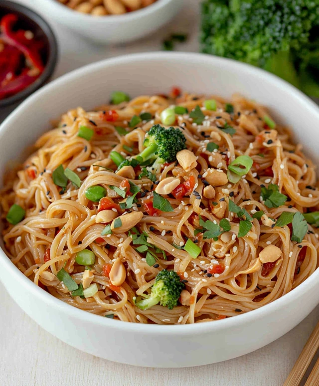Vegan Peanut Noodles