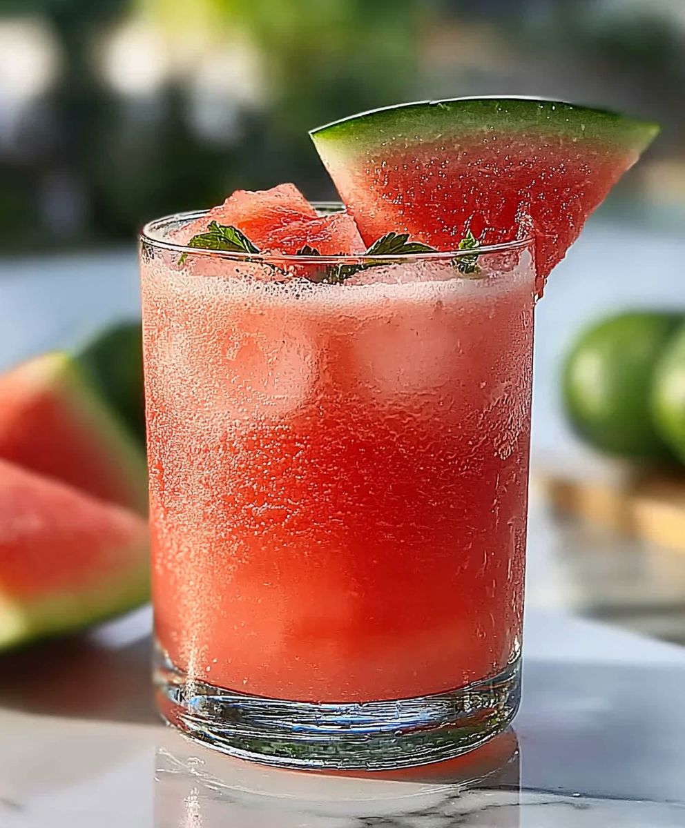 Watermelon cooler drink