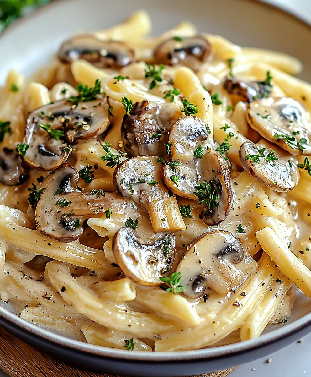 Garlic Mushroom Pasta