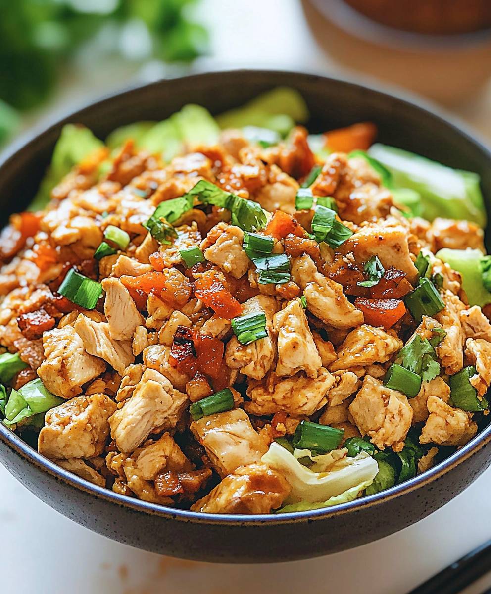 Chicken Egg Roll Bowl