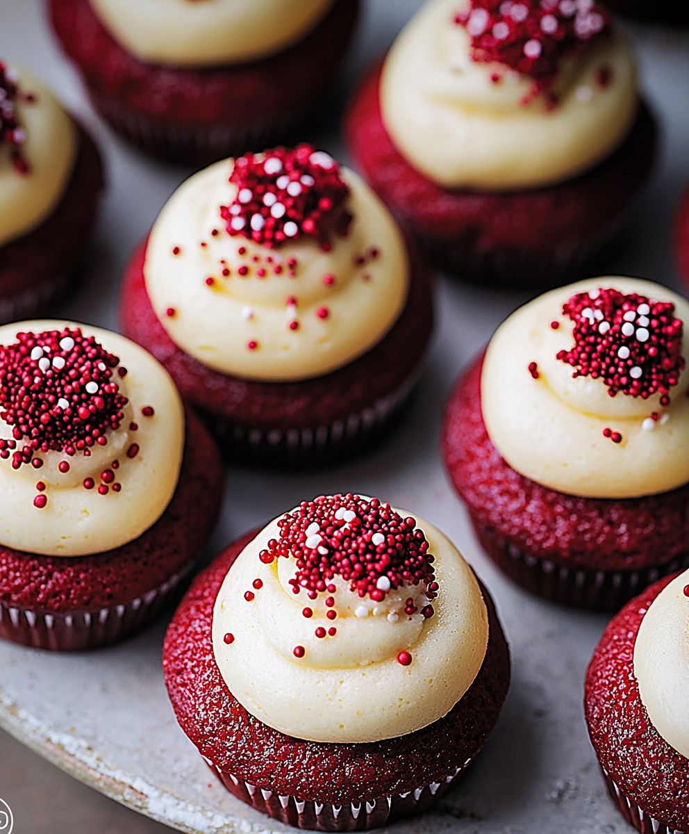 Red Velvet Cupcake Cookies