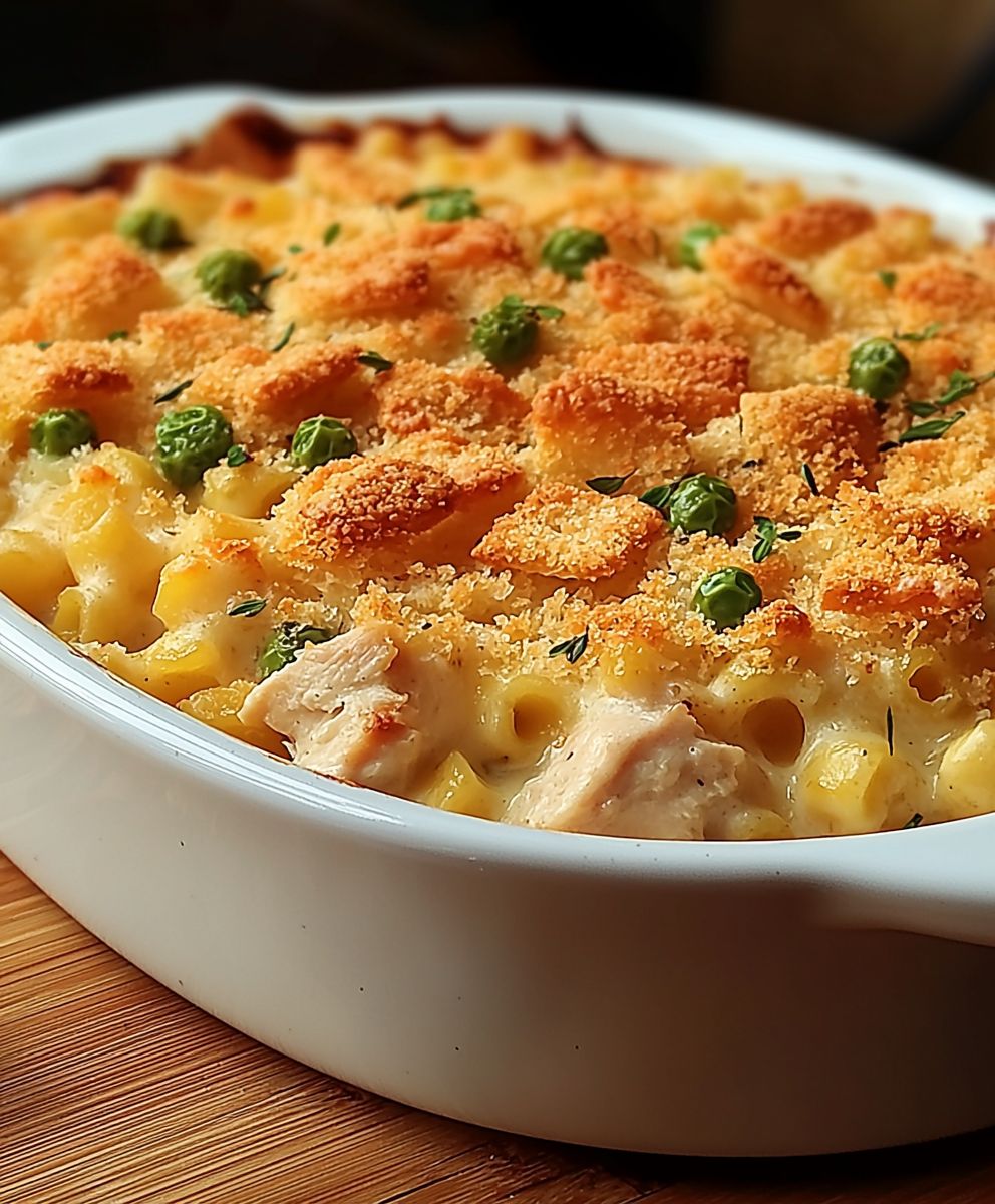 Chicken Casserole Ritz Crackers