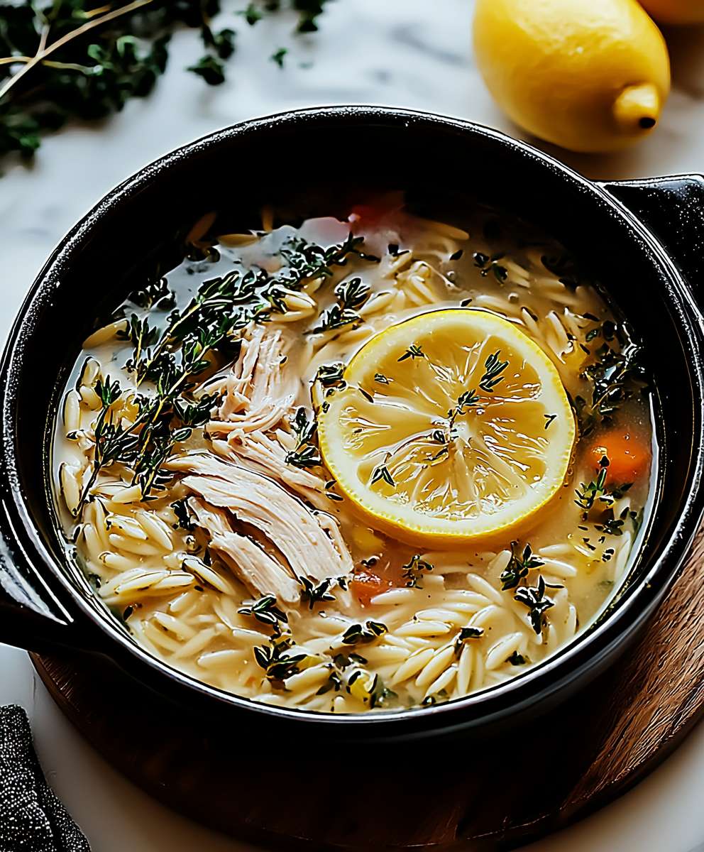 Greek Lemon Chicken Soup