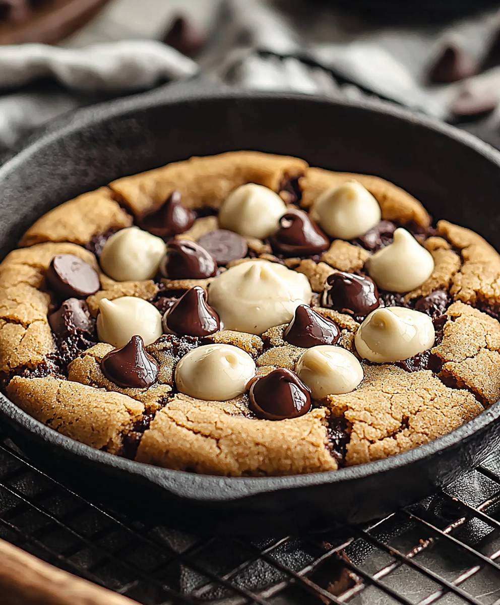 Skillet Chocolate Chip Cookie