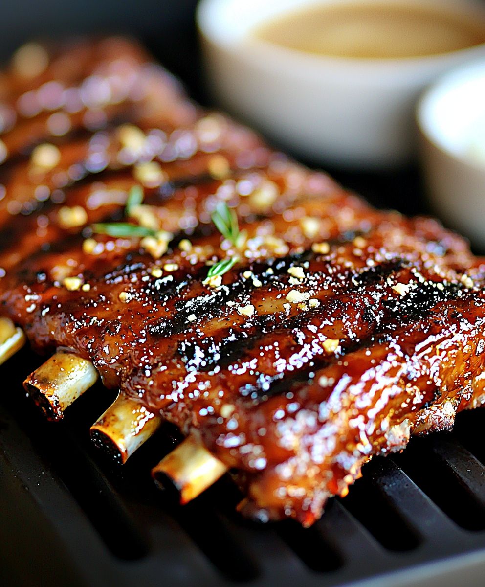 Honey Garlic Grilled Ribs