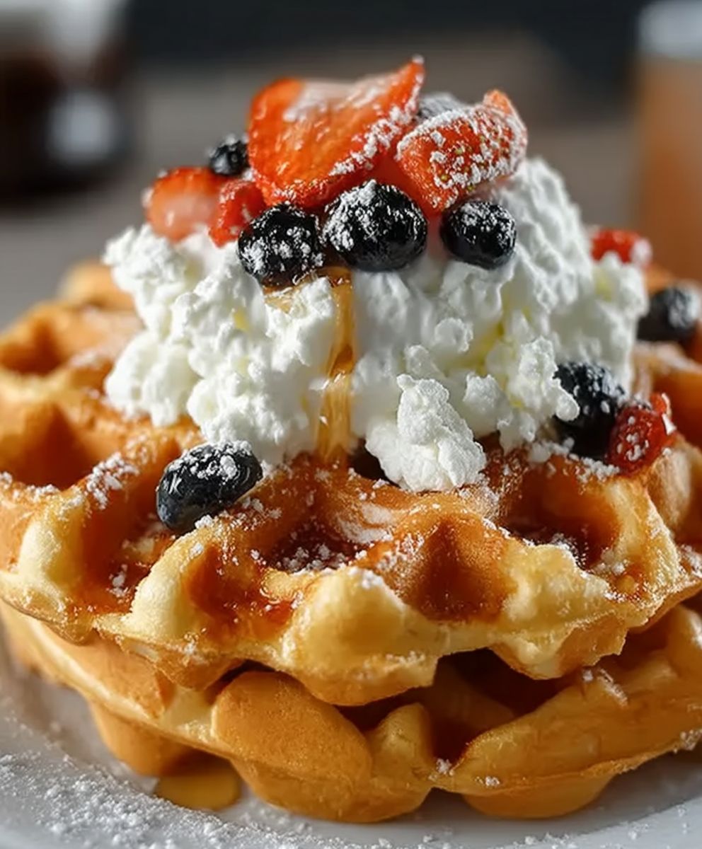 Cottage Cheese Waffles