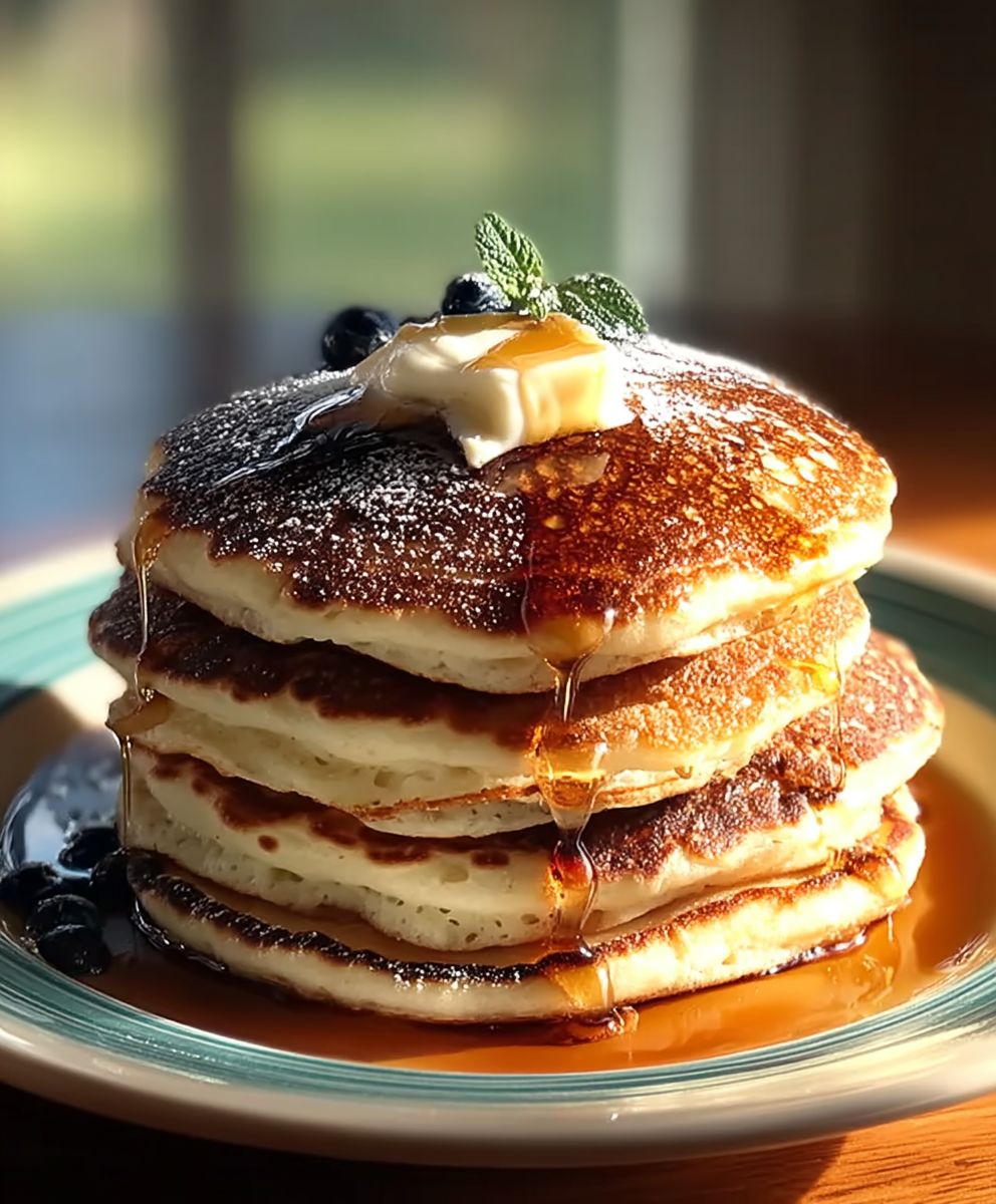 Fluffy soft pancakes