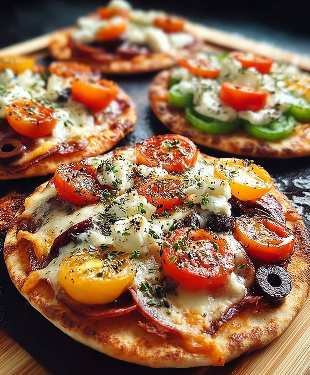 Easy pita pizza