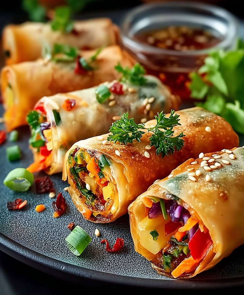 Vegetable spring rolls