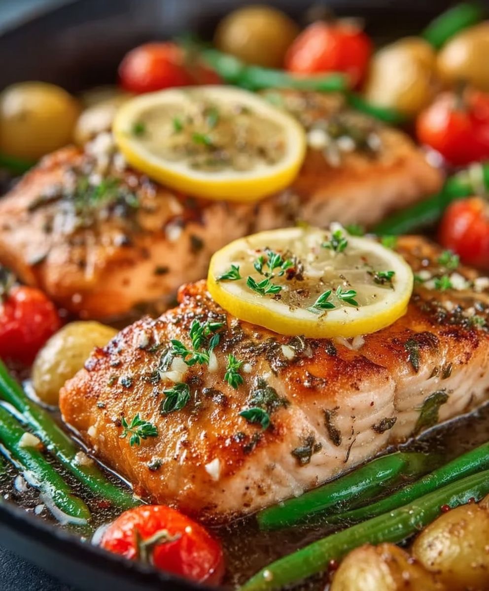 Lemon Garlic Butter Salmon