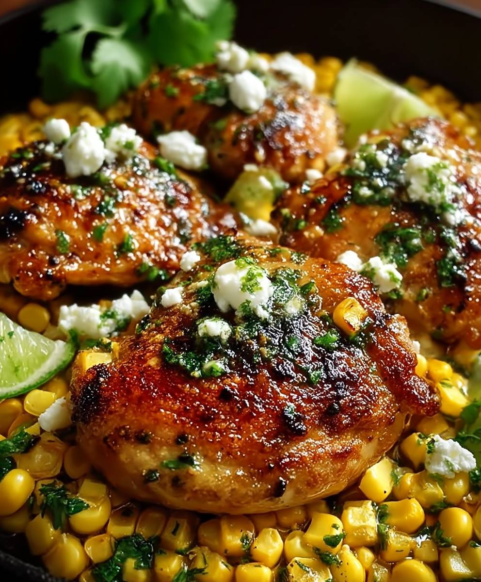 Cilantro Lime Chicken Corn Feta