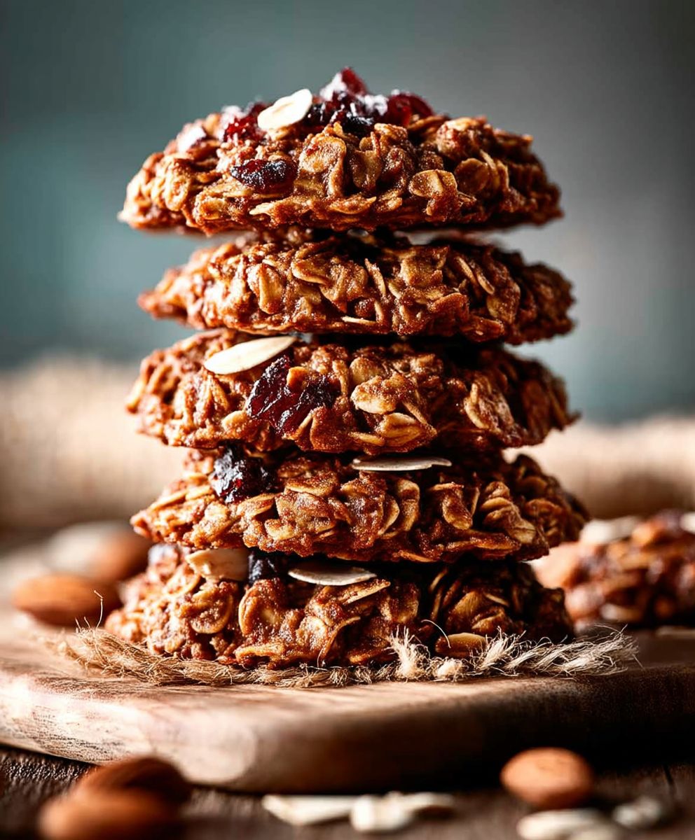 No Bake Oatmeal Cookies