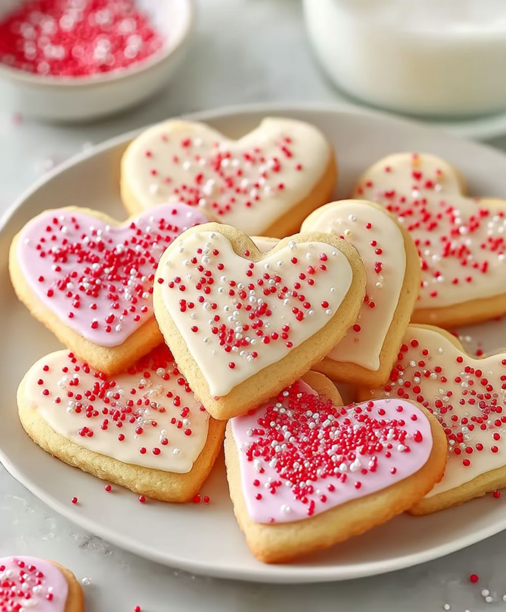 Heart Shaped Sugar Cookies