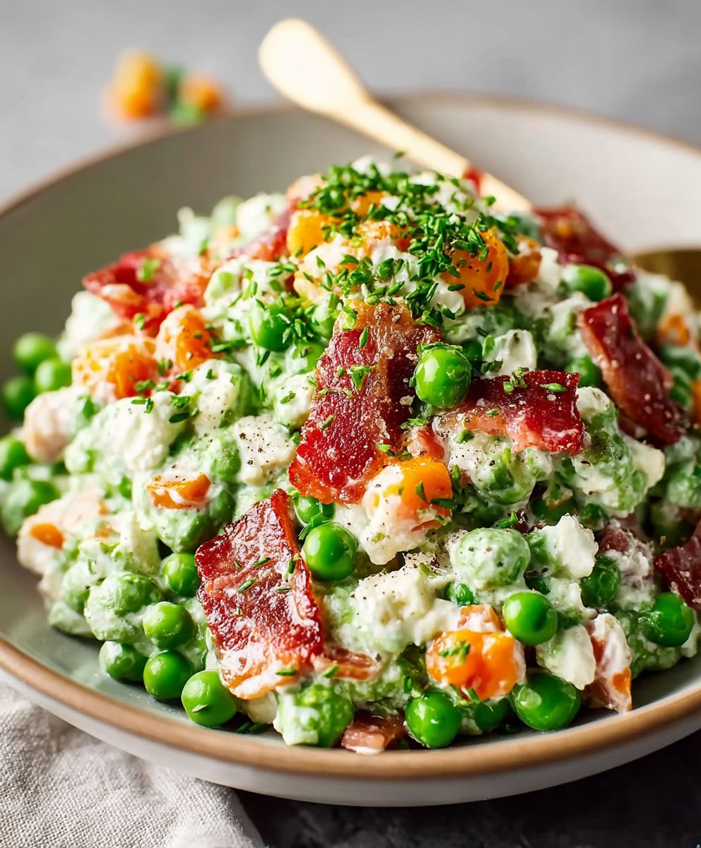 Pea Salad with Bacon
