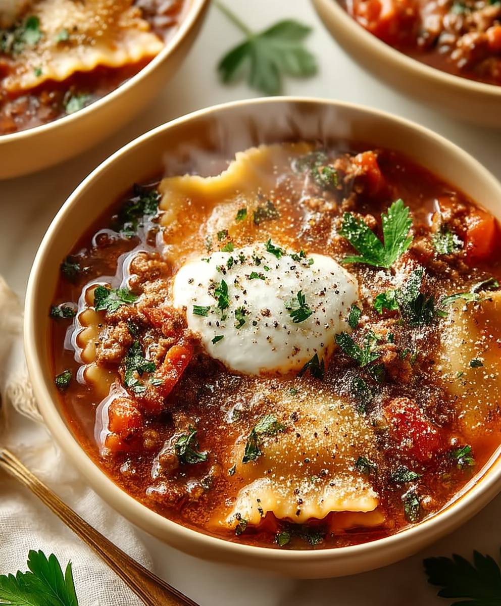 Gluten Free Lasagna Soup