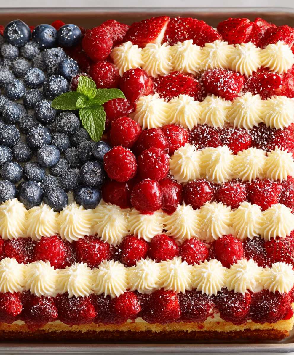 Flag cake