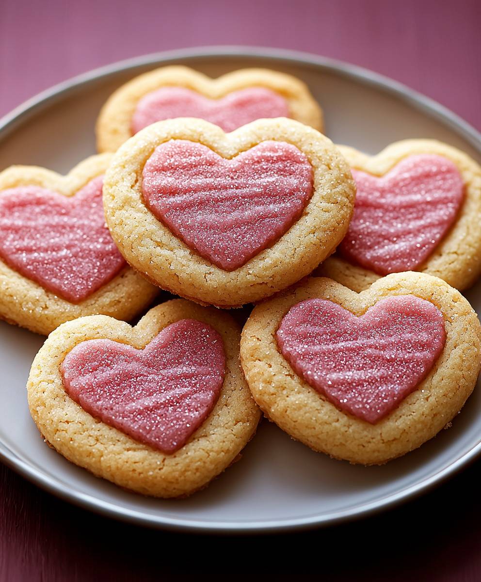 Slice and Bake Heart Cookies