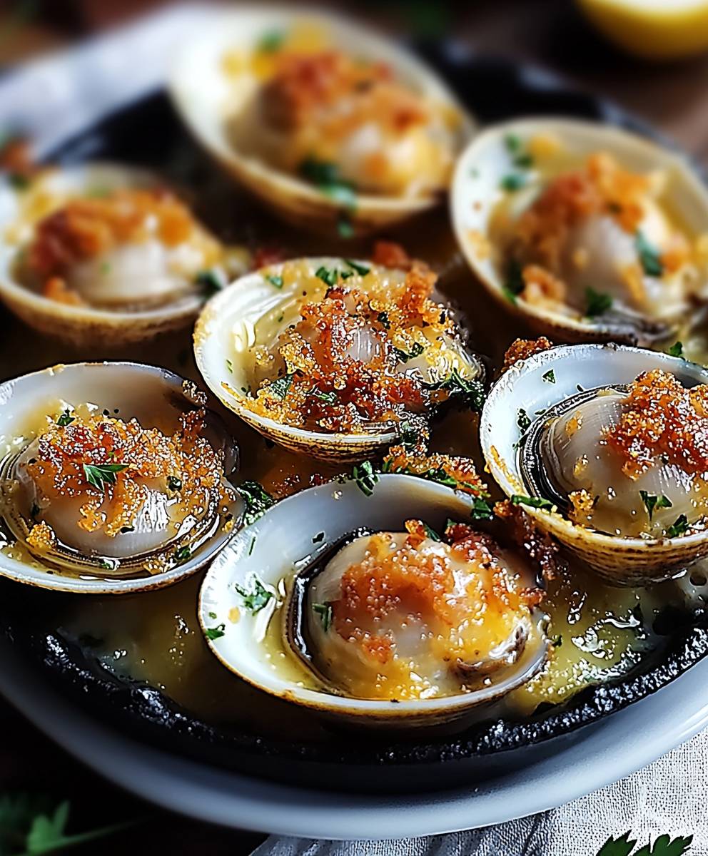 Clams Casino with Bacon